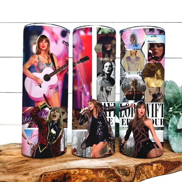 Taylor 20oz Skinny Tumbler Wrap Sublimation Design, Eras Tour Png, Gift for her, The Eras Tour Tumbler PNG INSTANT DOWNLOAD