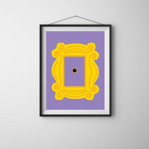 FRIENDS - Picture Frame Peephole - DIGITAL PRINT - Printable Decor