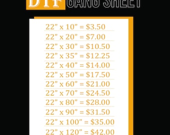 DTF Transfer Gang Sheet, Custom DTF Transfer, Ready to Press, Custom Dtf Gang Sheet, Bulk Dtf Transfer, Personalized Heat Transfer