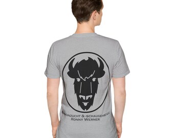 Bison Shirt Gift T-shirt Cute Animal Shirt Unisex Bison Logo