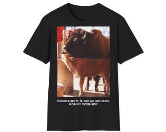Bison Shirt Gift T-shirt gift cute animal shirt unisex animal pictures