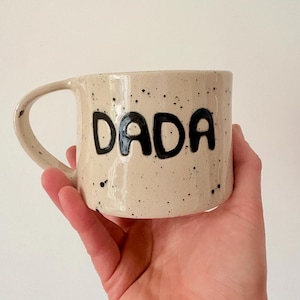Personalised Black Speckle Ceramic Mug | Handmade Mug | Handmade Mug | Handmade Gift | Stoneware Mug |