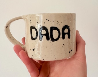 Personalised Black Speckle Ceramic Mug | Handmade Mug | Handmade Mug | Handmade Gift | Stoneware Mug |