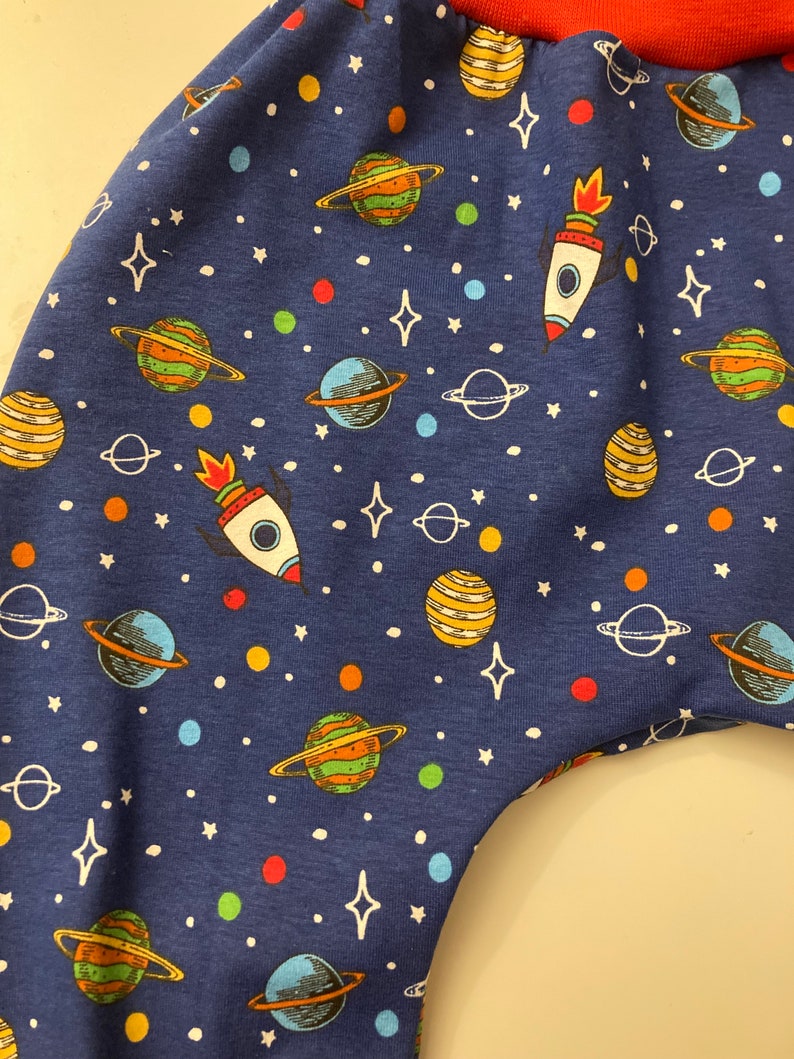 Pump pants handmade size 80/86 children's clothing boys space image 3
