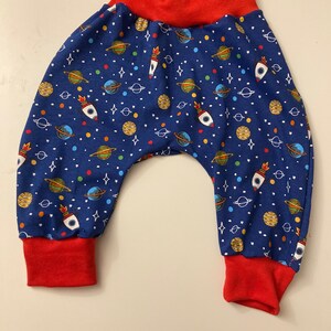 Pump pants handmade size 80/86 children's clothing boys space image 1