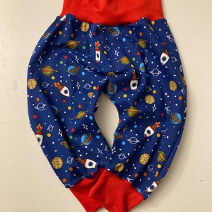 Pump pants handmade size 80/86 children's clothing boys space image 2