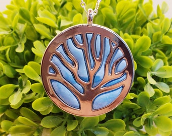 Essential Oil Diffuser Necklace/ Tree of Life