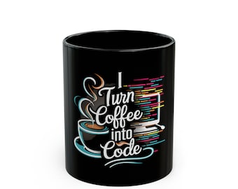 Caffeine Coder Kaffeebecher: Geschenk für Programmierer