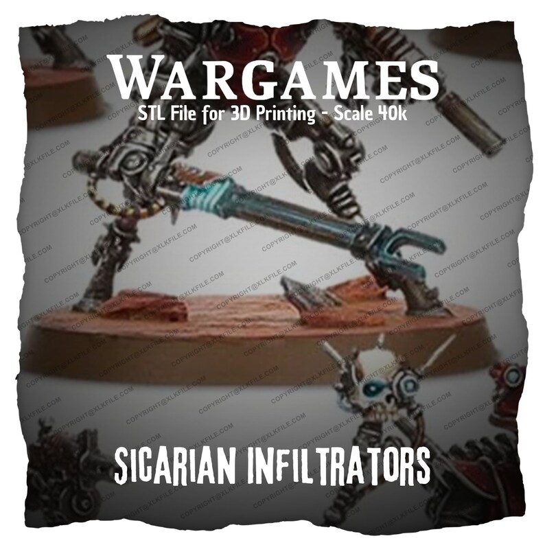 STL File for 3D Printing 40k Scale A.mechanicus 18 - Etsy
