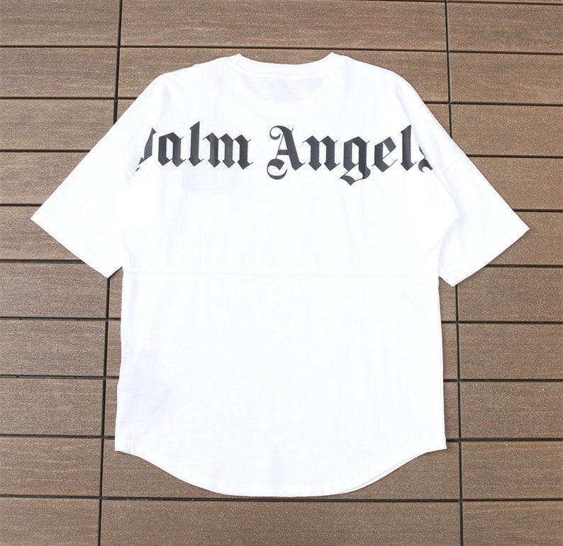 Camiseta de diseñador de alta calidad, camiseta negra, camiseta blanca, camiseta de calidad, camiseta de verano, camiseta de palma, camiseta de ángeles imagen 5