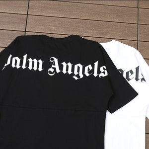 Camiseta de diseñador de alta calidad, camiseta negra, camiseta blanca, camiseta de calidad, camiseta de verano, camiseta de palma, camiseta de ángeles imagen 2