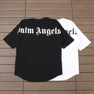 Camiseta de diseñador de alta calidad, camiseta negra, camiseta blanca, camiseta de calidad, camiseta de verano, camiseta de palma, camiseta de ángeles imagen 1