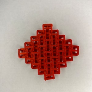 2x2 Chainmail Fidget Toy – Pocket-Sized Anxiety Relief, Sensory Toy for Adults & Kids, Quiet Desk Fidget
