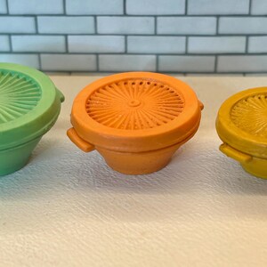 Vintage Dollhouse Food Storage Set - Miniature 1:12 Scale image 2