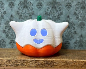 光るお化けかぼちゃのドールハウスミニチュア | ハロウィンジオラマ装飾