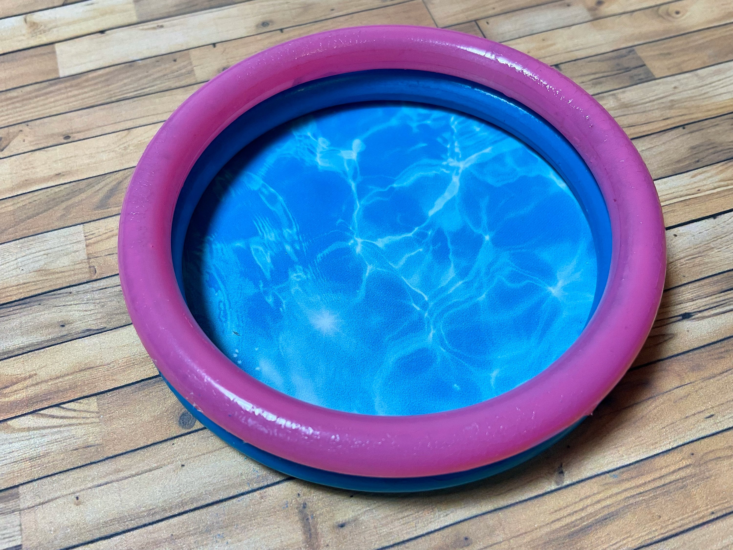 Dollhouse Miniature 1:12 Scale Baby Kiddie Swimming Wading Pool | Dollhouse Decor | Dollhouse Summer | Diorama Faux Pool