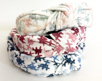 Marian Symbol Handmade Knot Headband