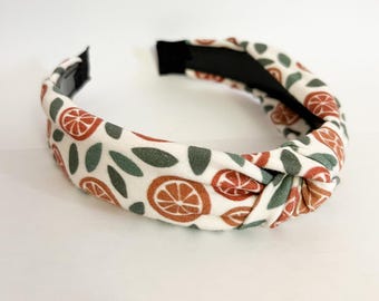 St. Nicholas Oranges Handmade Knot Headband