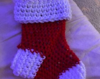 Mini Crochet Stocking