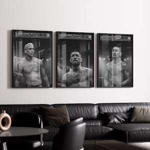Custom UFC Fighter Poster: Minimalist MMA Art (Digital Download)