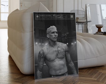 Charles Oliveira UFC Print: Minimalist MMA Poster (Digital Download)