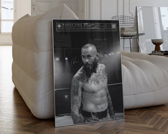 Marlon Vera, Digital Poster, Minimalist, MMA Art Print for Home Decor, Ufc Poster