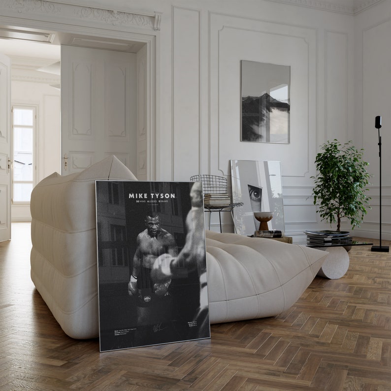 Motivation Mike Tyson Poster Bundle Boxing Wall Art Boxing Poster