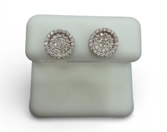 925 Sterling Silver | VVS1 Moissanite | Screw Back Earring | Gift for Love | Luxury Gift