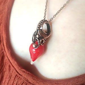 Immortality Elixir - Goth Vial Necklace - Cosplay Jewelry