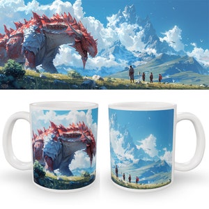 Printable Fantasy RPG Mug Designs – Magic, Dragons, Heroes, and Monsters – Perfect Gift for Tabletop Gamers