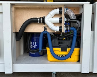 Integriertes Staubsammelsystem (ADD ON für die 3-in-1 Mobile Werkbank)