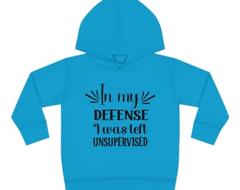 Unsupervised Toddler Pullover Fleece Hoodie