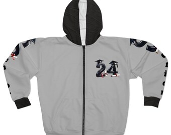 2024 Unisex Zip Hoodie