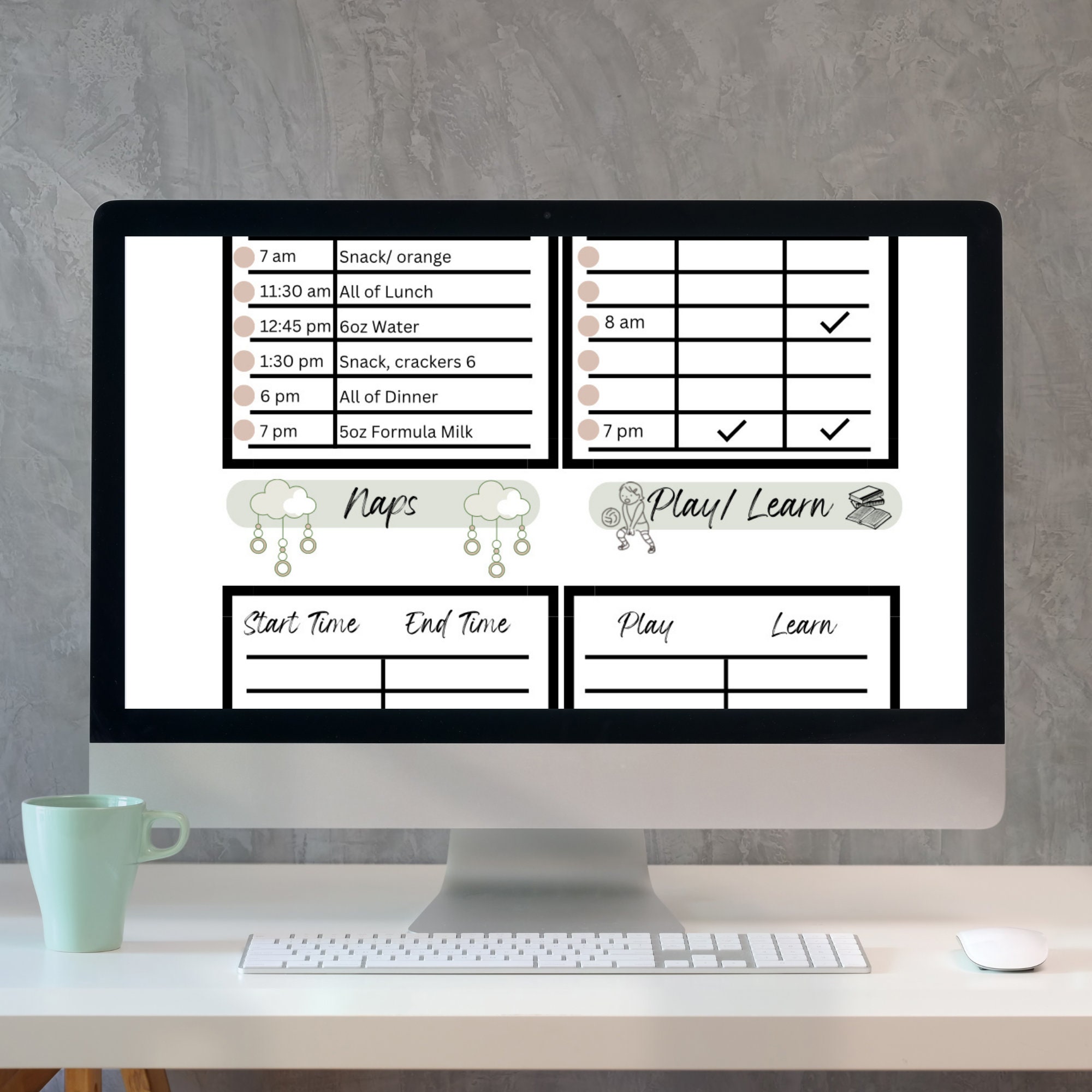 Editable Nanny Binder/ Nanny Agreement/nanny Notes/ Nanny Planner ...