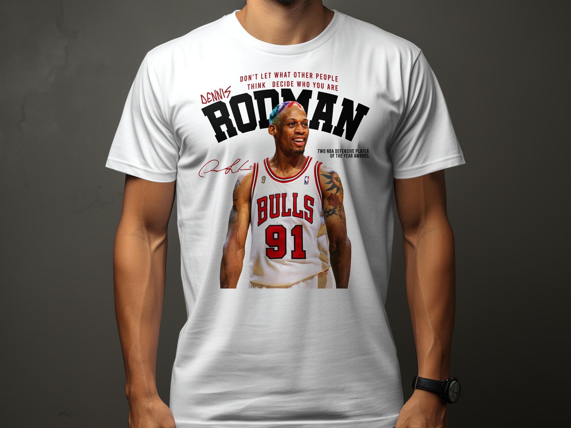 3styler Dennis Rodman T-Shirt - Basketball Trikot Classic Line Baumwolle