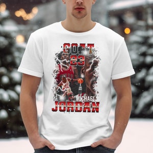 Michael Jordan T-shirt - Modern design T-shirt - Unika konstnärliga kläder - Unisex fritidskläder bild 6