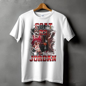 Michael Jordan T-shirt - Modern design T-shirt - Unika konstnärliga kläder - Unisex fritidskläder bild 8