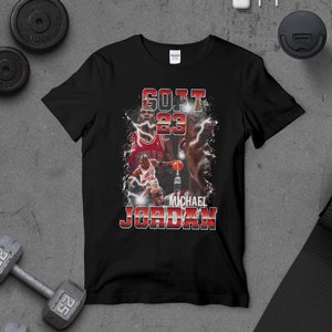 Michael Jordan T-shirt - Modern design T-shirt - Unika konstnärliga kläder - Unisex fritidskläder bild 9