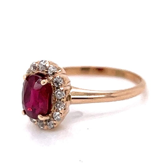 GIA Certified Ruby & Diamond Ring