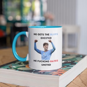 John Stones Mug Man City England Johnny Stones Funny Football Gift Secret Santa Christmas