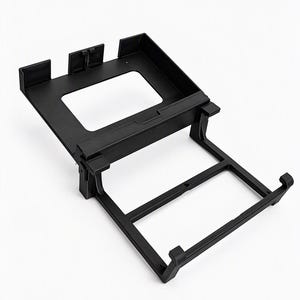 Monitor holder and clamp frame seen from above, with the hooks that click around the bottom edge of the controller