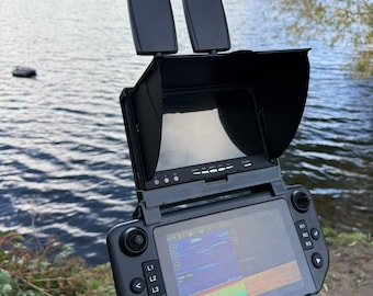 Soporte para monitor de barco cebador para controlador Carplounge AIO, soporte para cámara subacuática Winchcam