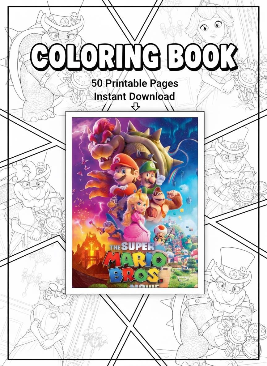 Yoshi coloring pages - Etsy 日本