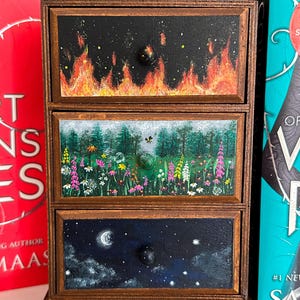 ACOTAR ispirato - Comò Archeron Sister dipinto da Feyre