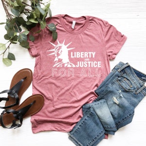 Fundamental Human Rights, Liberty and Justice for All Shirt, BLM ...