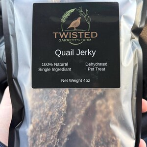Quail Jerky for Pet Treats