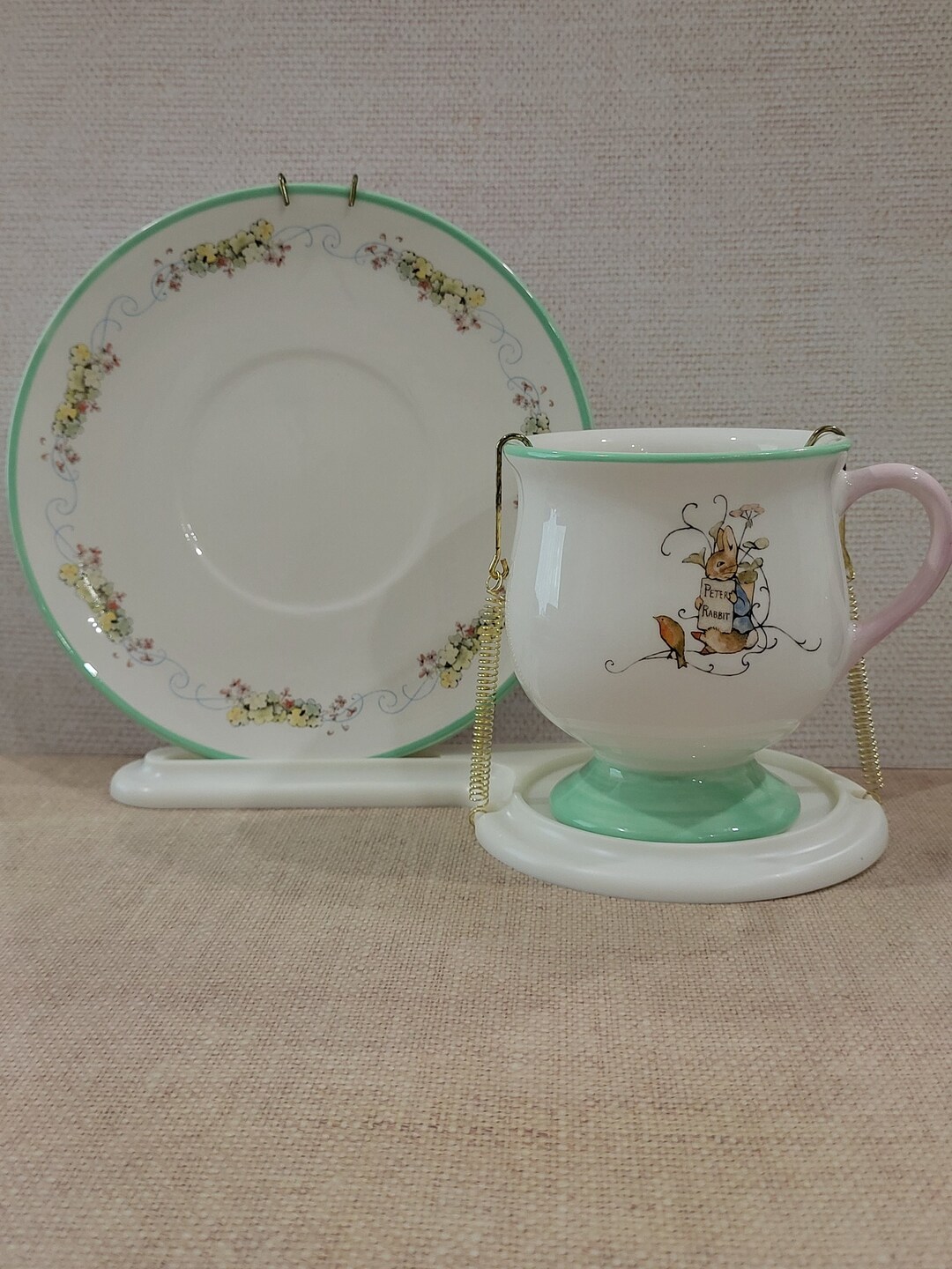 Beatrix Potter Peter Rabbit Cup and Saucer Teleflora Gift - Etsy