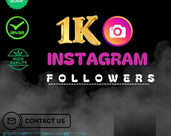 1000 abonnés sur Instagram