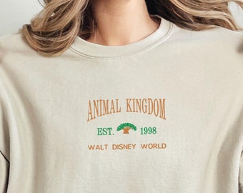 Embroidered Animal Kingdom Sweater, Disney’s Animal Kingdom Sweater, Disney World Sweater, Animal Kingdom Sweater