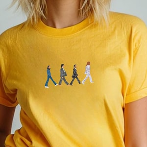 Embroidered Beatles Fan T-Shirt, Beatles Band Classic Album Shirt, Beatles Music Lover Tee, Beatles Designed Shirt